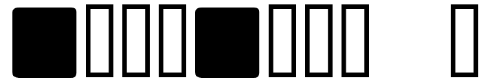 Domino square kursiv Font OTHER CHARS