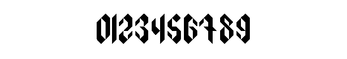 Domion Gothic Regular Font OTHER CHARS