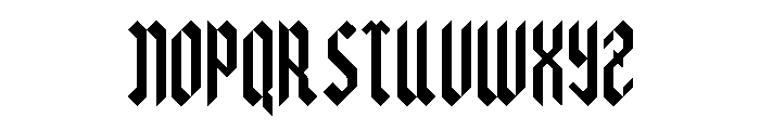 Domion Gothic Regular Font UPPERCASE