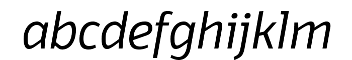 Domotika Trial Light Italic Font LOWERCASE