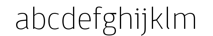 Domotika Trial Thin Font LOWERCASE