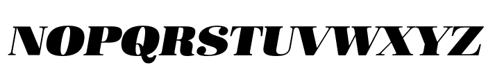 Donaire It Black Italic Font UPPERCASE