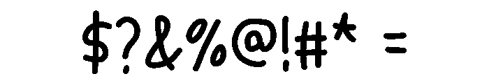 Donsaro Font OTHER CHARS