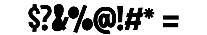 Donut Buffet Font OTHER CHARS
