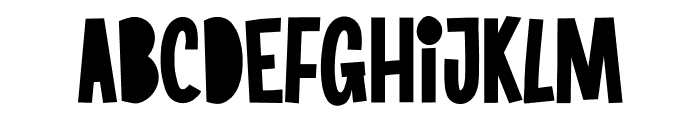 Donut Buffet Font UPPERCASE