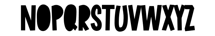 Donut Buffet Font UPPERCASE