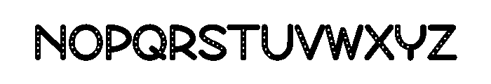 Donuts Font LOWERCASE