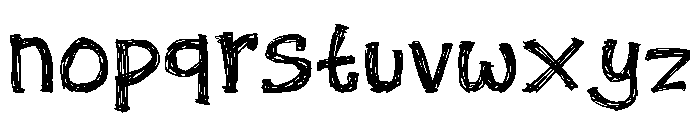 Doodle Lines Font LOWERCASE
