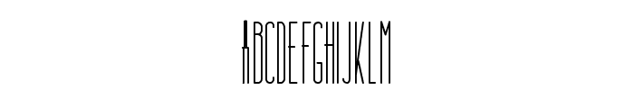 Dooodleista Condensed Font LOWERCASE