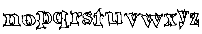 Dope Font LOWERCASE