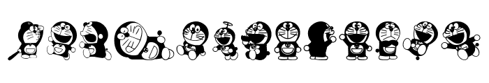 Doraemon Mix Font UPPERCASE