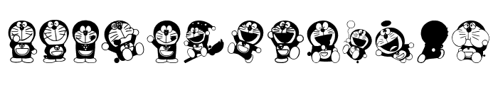 Doraemon Mix Font UPPERCASE