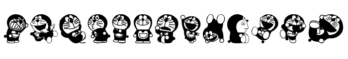 Doraemon Mix Font LOWERCASE