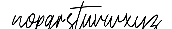 DoriaSignature Font LOWERCASE