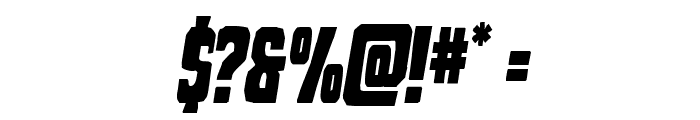 Dorian Gore Semi-Italic Font OTHER CHARS