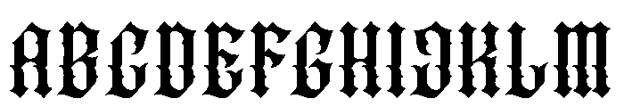 Dork Neytal Font UPPERCASE