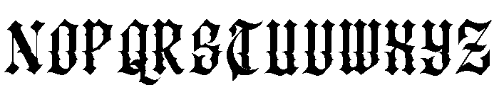 Dork Neytal Font UPPERCASE