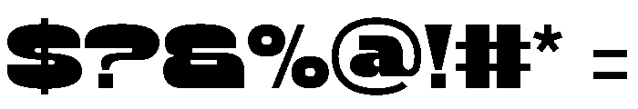 Dork Raft Font OTHER CHARS