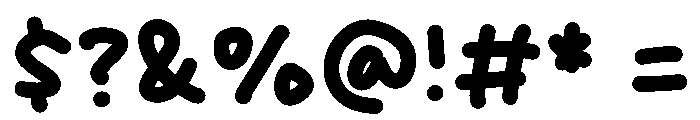 Dorky Circle Font OTHER CHARS