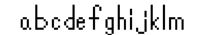 DosStart Default Font Font LOWERCASE