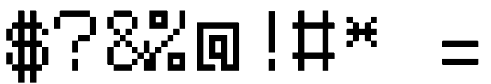 Dot Dot Dot Thin Font OTHER CHARS