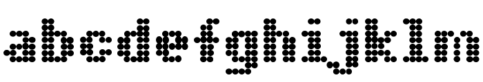 Dot Matrix Bold Font LOWERCASE