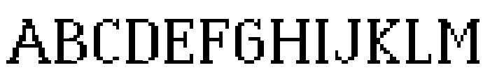 Dotrix Demo Font UPPERCASE
