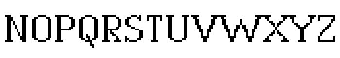 Dotrix Demo Font UPPERCASE