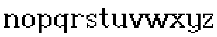 Dotrix Demo Font LOWERCASE