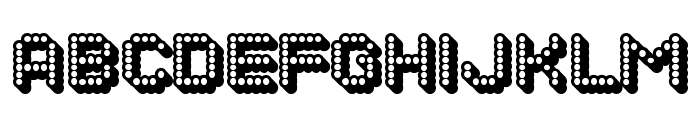 Dots All For Now 3D JL Font LOWERCASE