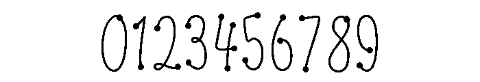 Dots of Fun Regular Font OTHER CHARS