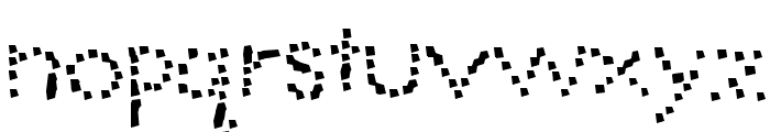 Dots to Write Font LOWERCASE