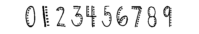 Dottie Daze Font OTHER CHARS