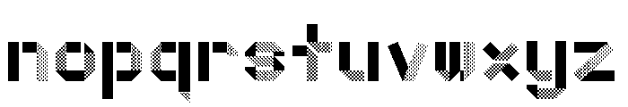 Dotty Fold Font UPPERCASE