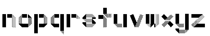 Dotty Fold Font LOWERCASE