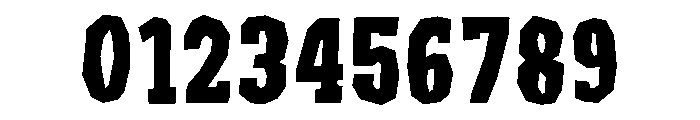 Double Action Regular Font OTHER CHARS