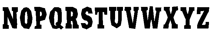 Double Action Regular Font UPPERCASE