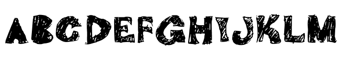 Double G Regular Font UPPERCASE