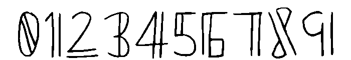 Double Neat Regular Font OTHER CHARS