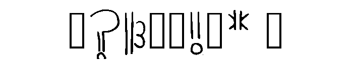 Double Neat Regular Font OTHER CHARS
