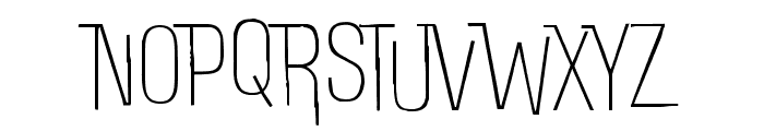 DoubleBass Thin Font LOWERCASE