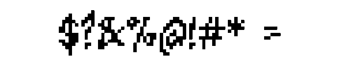 DoubleHomicide Font OTHER CHARS