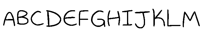 Doug Regular Font UPPERCASE