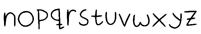 Doug Regular Font LOWERCASE