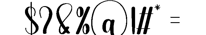 Dough Font OTHER CHARS