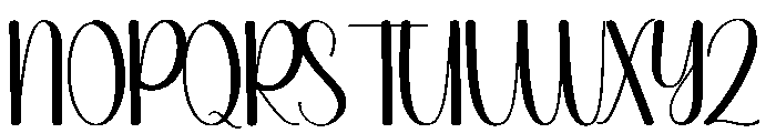 Dough Font UPPERCASE