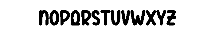 Doughnut Font LOWERCASE