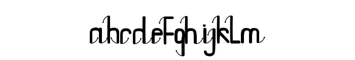 Doughnutz Font LOWERCASE