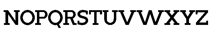 Doughty Bold Trial Font UPPERCASE
