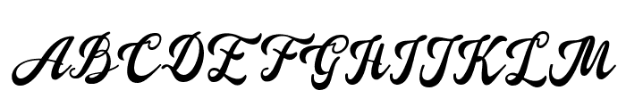 Douglas-Regular Font UPPERCASE